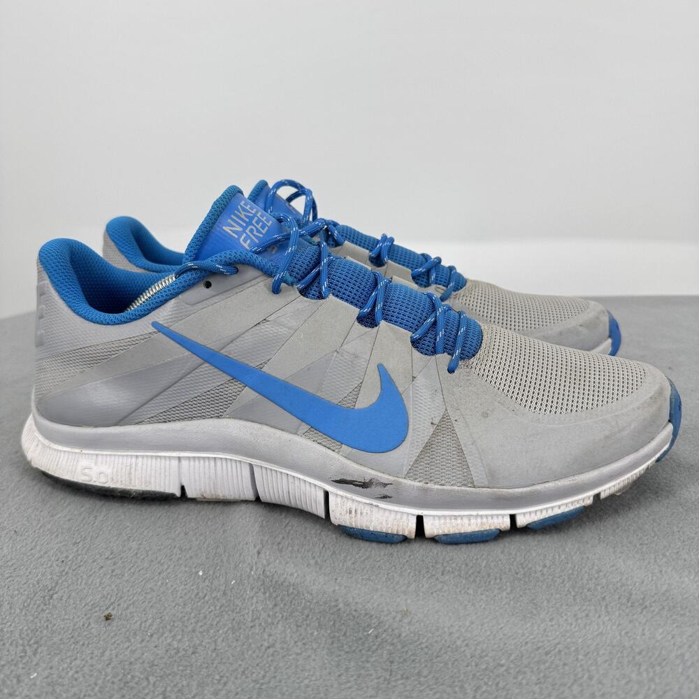 Nike Free Trainer 5.0 Mens 13 Gray Blue Training Shoes‎ 511018-042